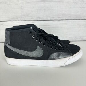 Nike Blazer Court Mid Premium SB Black Anthracite Shoes FB1378-001 Mens Size 7